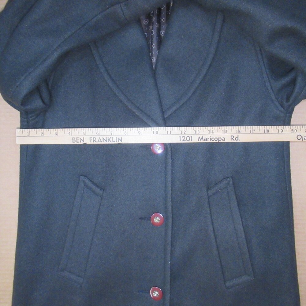 Vintage Jofeld by Forstmann Wool Blend Coat with Matching Scarf | Size 6 - Picture 10 of 16